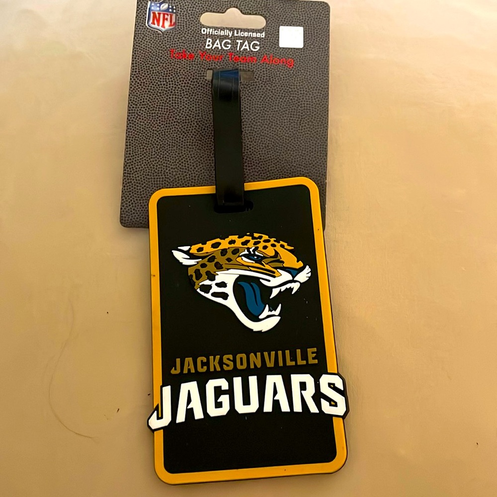 NFL Jacksonville Jaguars Travel Bag Tag new